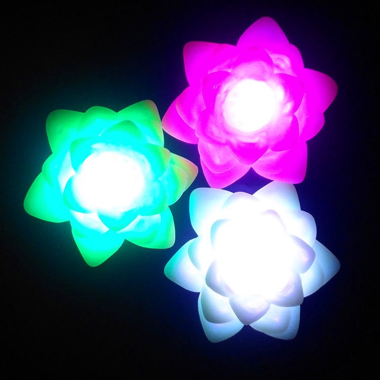 Đèn Ngủ Hình Hoa Sen Nhiều Màu Sắc Lãng Mạn Cho Bé
