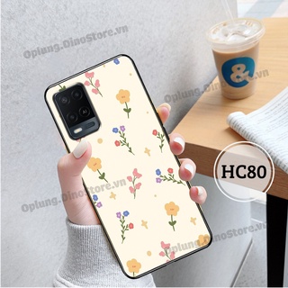 Ốp lưng Oppo A54 4G/A74 5G/A94 4G/A95 5G in hình hoa nhỏ basic dễ thương dáng bo viền chức năng bảo vệ camera bền đẹp.