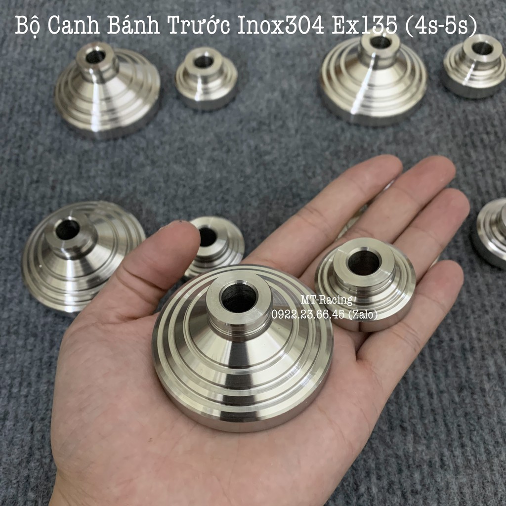 Canh Bánh Trước Salaya Inox 304 Cho Exciter 135 Các Đời (4s và 5s) Nguyên Khối Dày Nặng Và Siêu Bóng