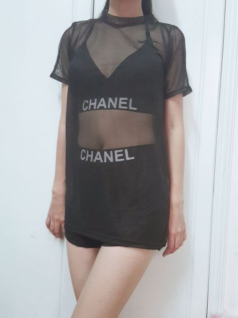 Bộ Đồ Bikini Đi Biển 3 Mảnh Kèm Áo Lưới | BigBuy360 - bigbuy360.vn