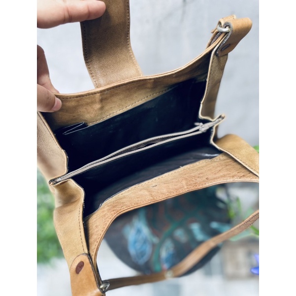 SALE- túi si đeo vai da thật