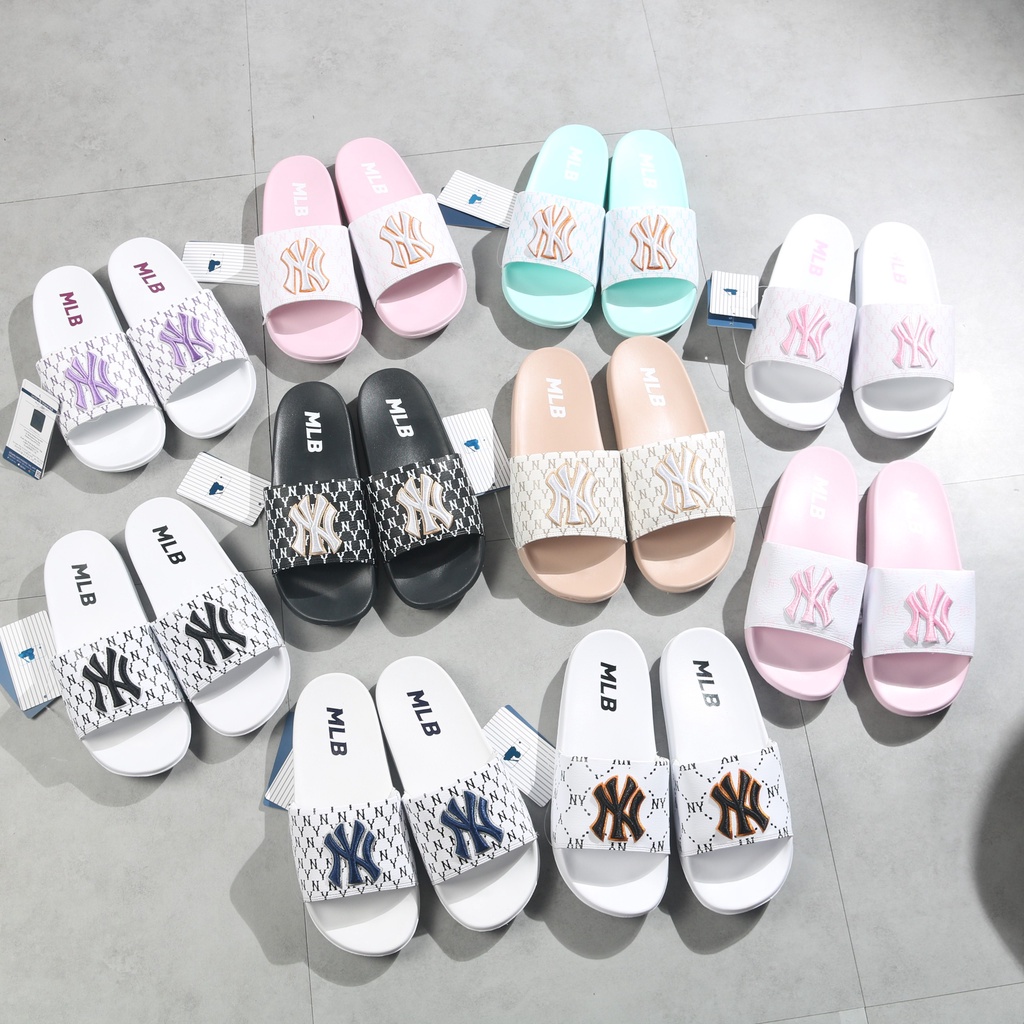 Dép M.L.B Nờ Y nam nữ logo thêu sắc nét hàng cao cấp