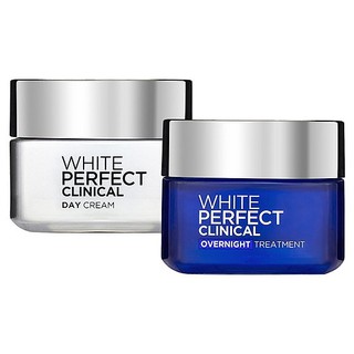 Kem dưỡng da trắng mịn và giảm thâm nám ban đêm- ngày L'Oreal Paris White Perfect Clinical 50ml