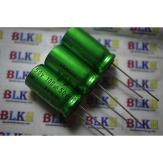 2 Tụ âm thanh HIFI không phân cực 50V 100uF 85 độ 12.5x25mm chính hãng Nichicon Muse BP