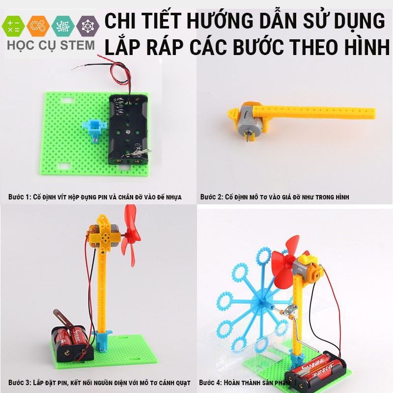 Đồ Chơi Trẻ Em Khoa Học, Máy Thổi Bong Bóng, Diy, Giáo Dục Stem