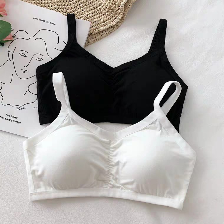 [HÀNG ĐẸP] Áo lót bra học sinh 3 dây hàng cotton mềm mịn có đệm ngực rời