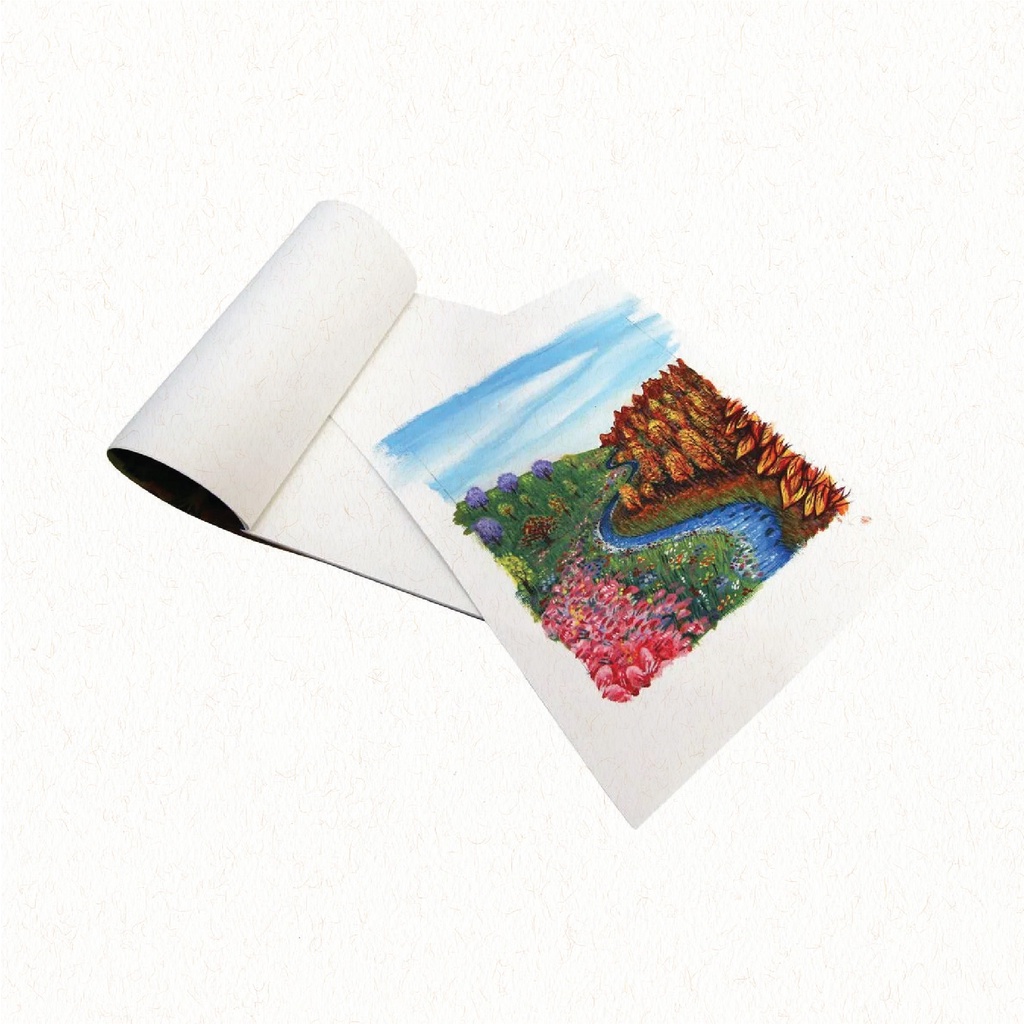 Sổ canvas vẽ acrylic, sơn dầu - MM Canvas Pad 10 Sheet A3/A4/A5
