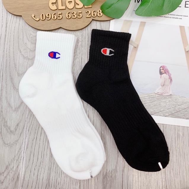 Tất/vớ thể thao CHAMPION siều dày, siêu đẹp,siêu rẻ chất liệu cotton hàng VN XNK 100% [ ẢNH THẬT]