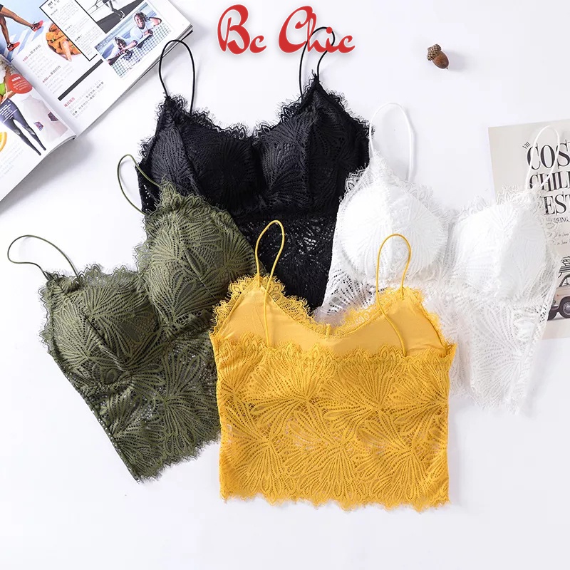 ÁO BRA REN ĐỘC ĐÁO 2 DÂY MẢNH SEXY CUỐN HÚT 2817 BC_CHIC LINGERIE