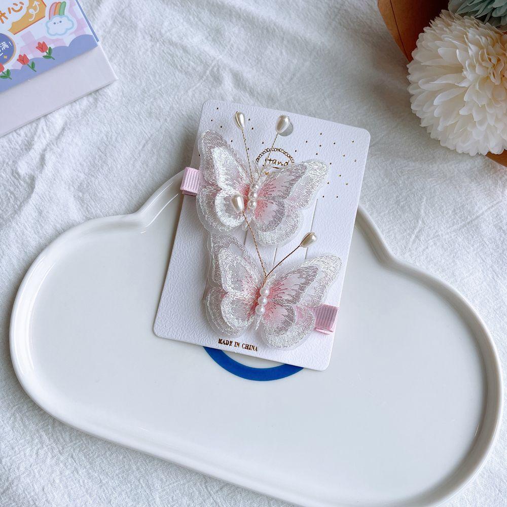 QQMALL Bộ 2 Kẹp Tóc Dễ Thương Cho Bé Gái