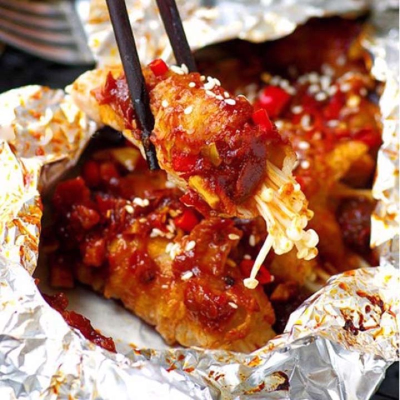 Giấy Bạc Nướng Annapurna Sake ALuminum Foil Bọc Nướng Hải Sản Thịt Và Các Loại Bánh