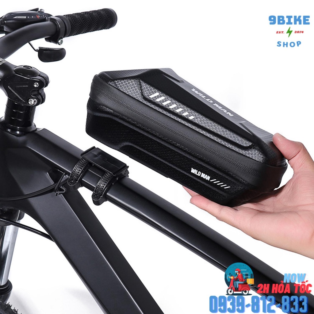 Túi treo sườn xe đạp chống nước chống va đập tháo lắp nhanh Wildman XS5