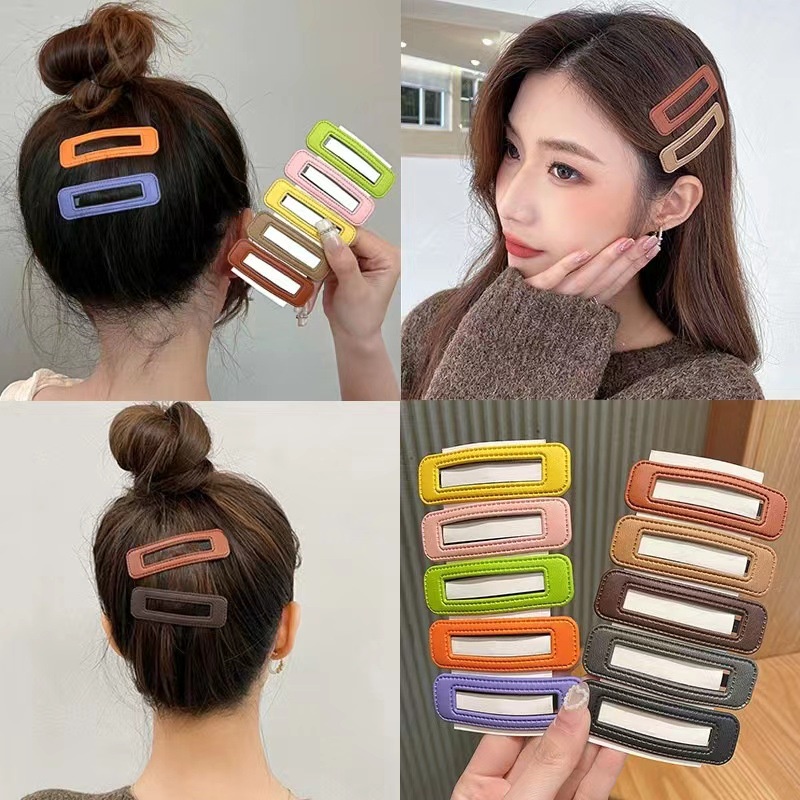 Kẹp Tóc Màu Sắc Kẹo Ngọt Phong Cách Hàn Quốc Cho Nữ