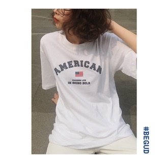 Áo thun seegudinallthings American/ White