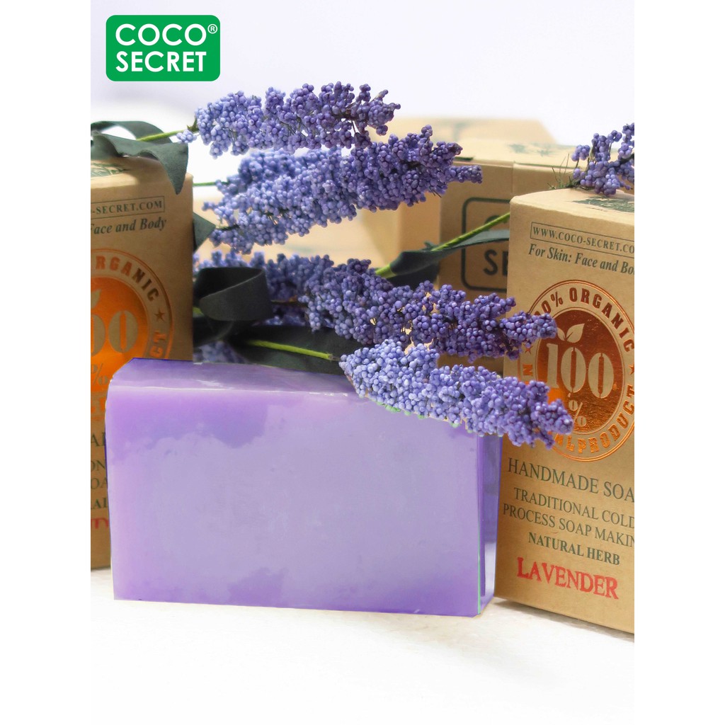 XÀ BÔNG HANDMADE DẦU DỪA LAVENDER | BigBuy360 - bigbuy360.vn