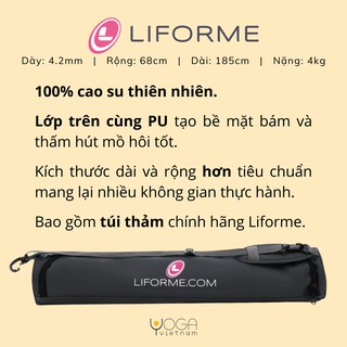 Thảm tập yoga Liforme Classic 4.2mm