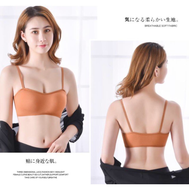 ÁO BRA COTTON DÁNG NGANG GÂN TĂM MỚI BC_CHIC LINGERIE