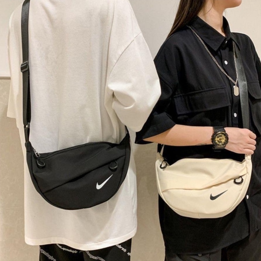Túi Đeo Chéo Vai Bằng Vải Canvas Thời Trang Cá Tính Cho Nam Và Nữ