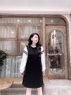 Đầm bầu, Váy xuông dài tay