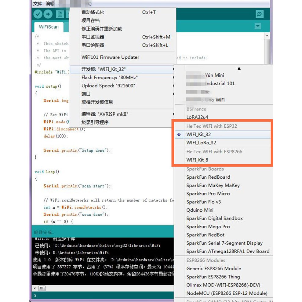 Bảng Mạch Phát Triển LoRa 32 Node WIFI / Bluetooth / SX1276 / ESP32 / OLED / 868-915