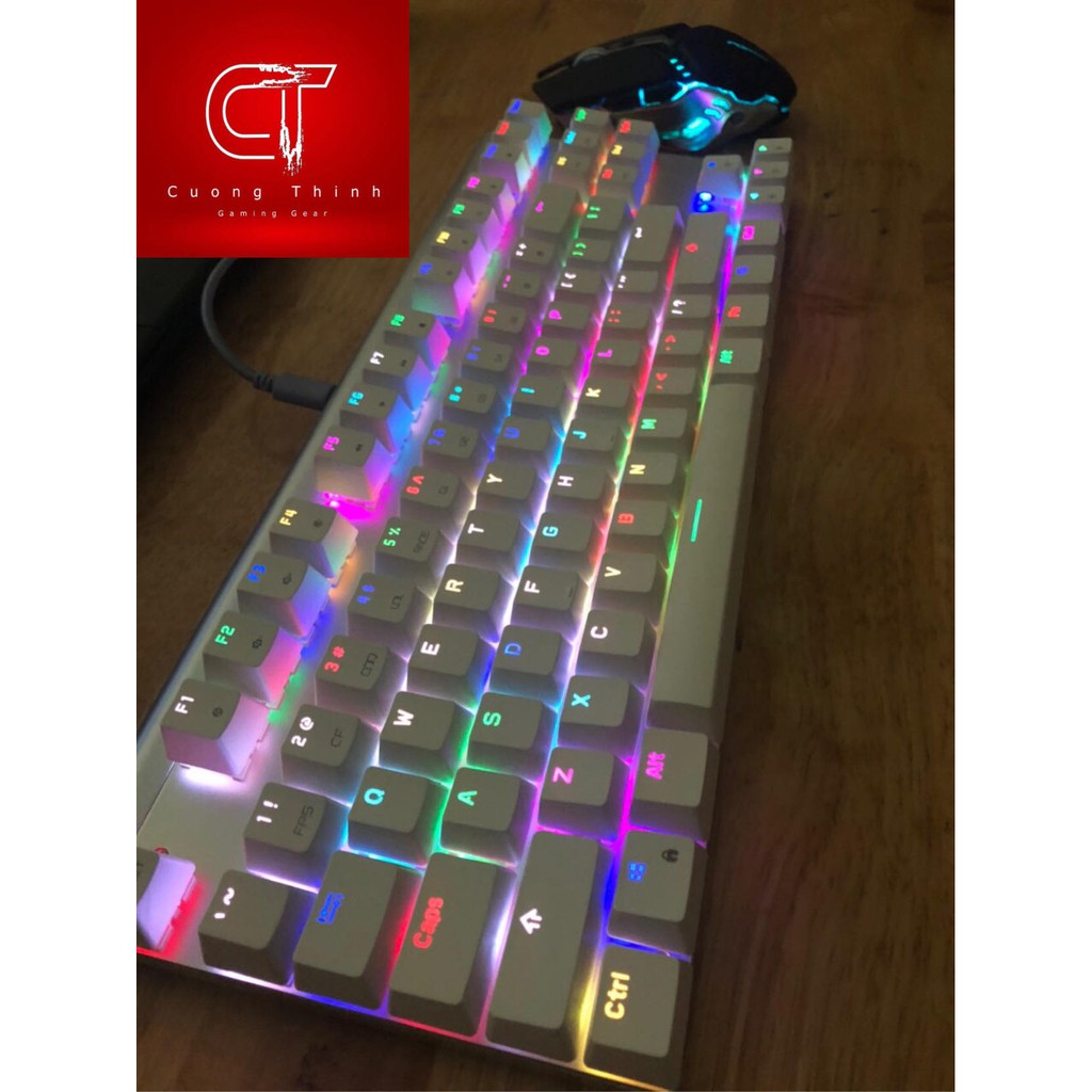 Bàn Phím Cơ 💓FREESHIP💓 Bàn Phím CK101 Motospeed  Bàn Phím máy tính chính hãng led RGB.