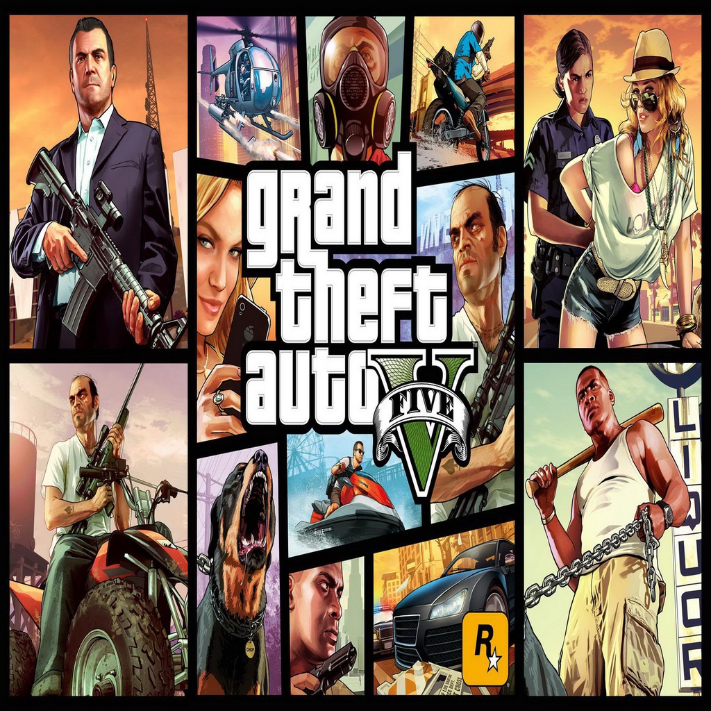 Đĩa Game PS4 - Grand Theft Auto V GTA 5