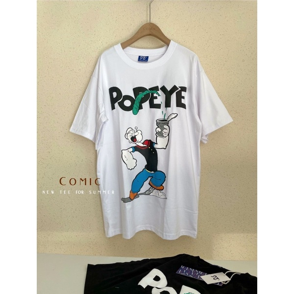 Comic - Áo popeye màu trắng 93%