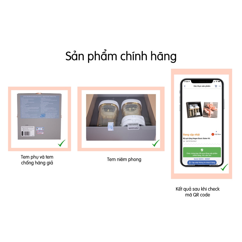 HEGEN Nắp bình trữa sữa nhiều màu Chính Hãng - Bin's House