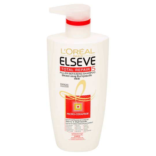 L'Oréal Paris Elseve Total Repair 5 Filler Repairing Shampoo 450ml
