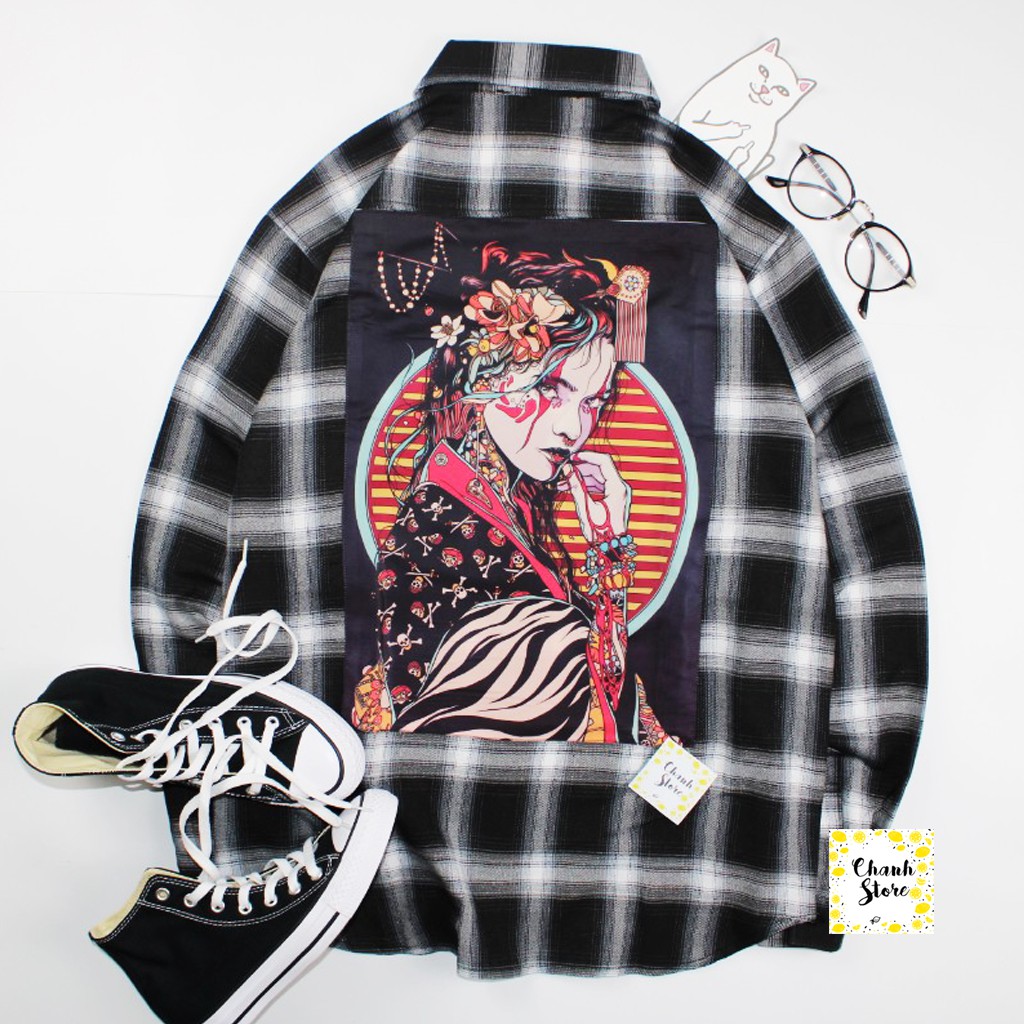 Áo Sơ Mi  Flannel Geisha – (Freeship từ 150k) – Hình thật 100% | BigBuy360 - bigbuy360.vn