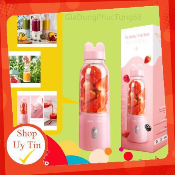 [Sale Sốc] Máy Xay Sinh Tố Mini Đa Năng  Cầm Tay Meet Juice - Xay cực nhanh, an toàn, cao cấp