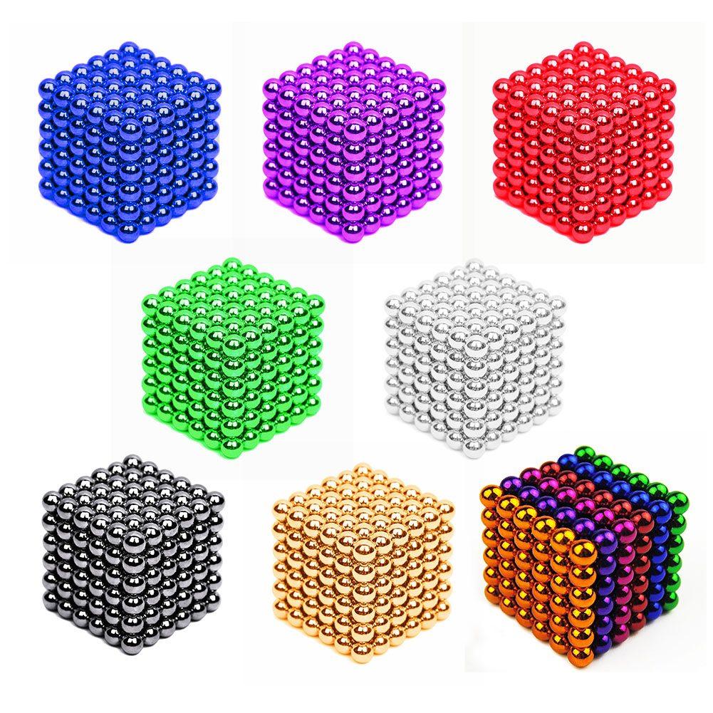 216 miếng / bộ 5mm DIY hình vuông sáng tạo đồ chơi xây dựng khối xây dựng khối xếp hình khối xây dựng đồ chơi mở hộp