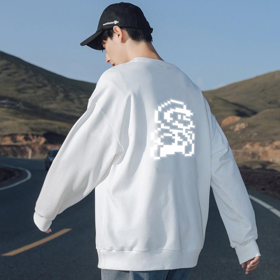 Áo Sweater Mario Phản Quang Unisex Freesize Dưới 75 Kg AS10 | BigBuy360 - bigbuy360.vn