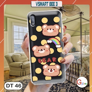 Ốp lưng dẻo VSMART BEE 3  - in hình