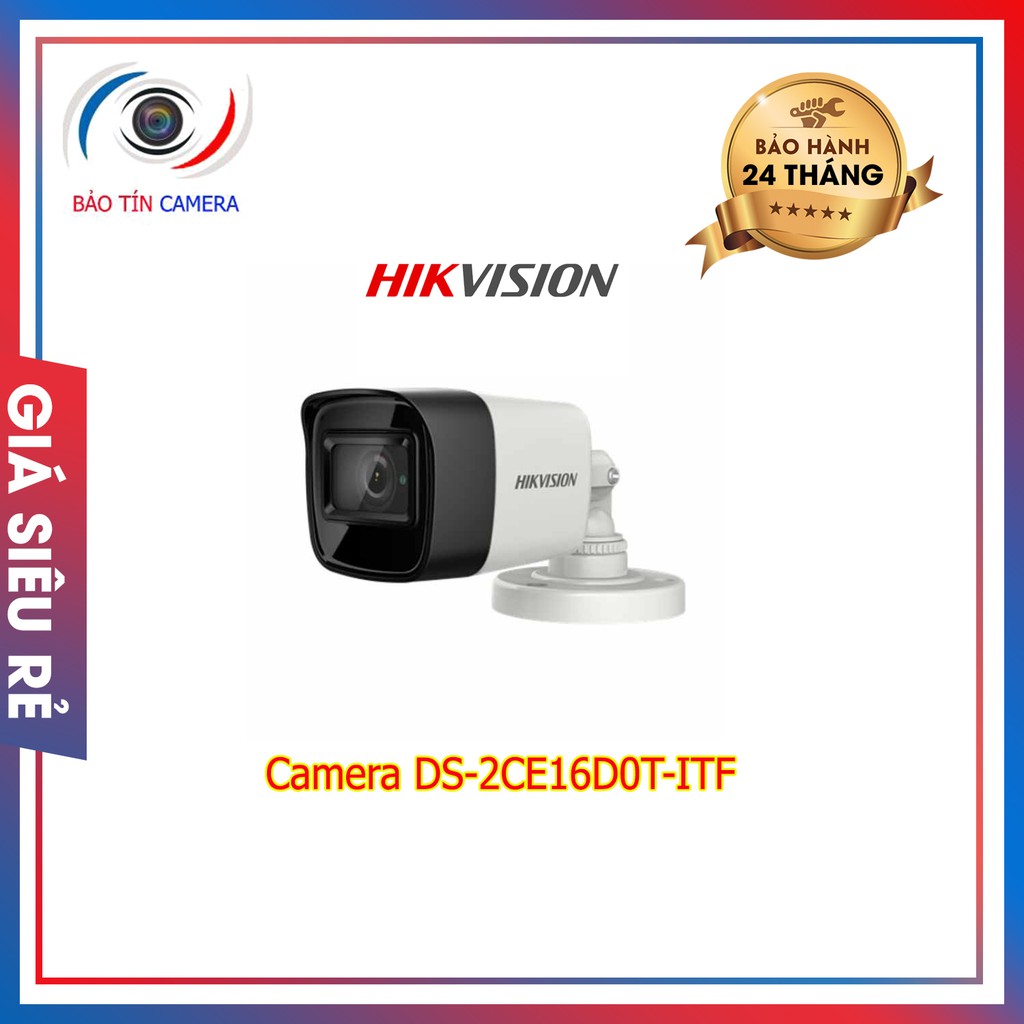 Hik camera DS-2CE16D0T-ITF chính hãng bảo hành 24 tháng