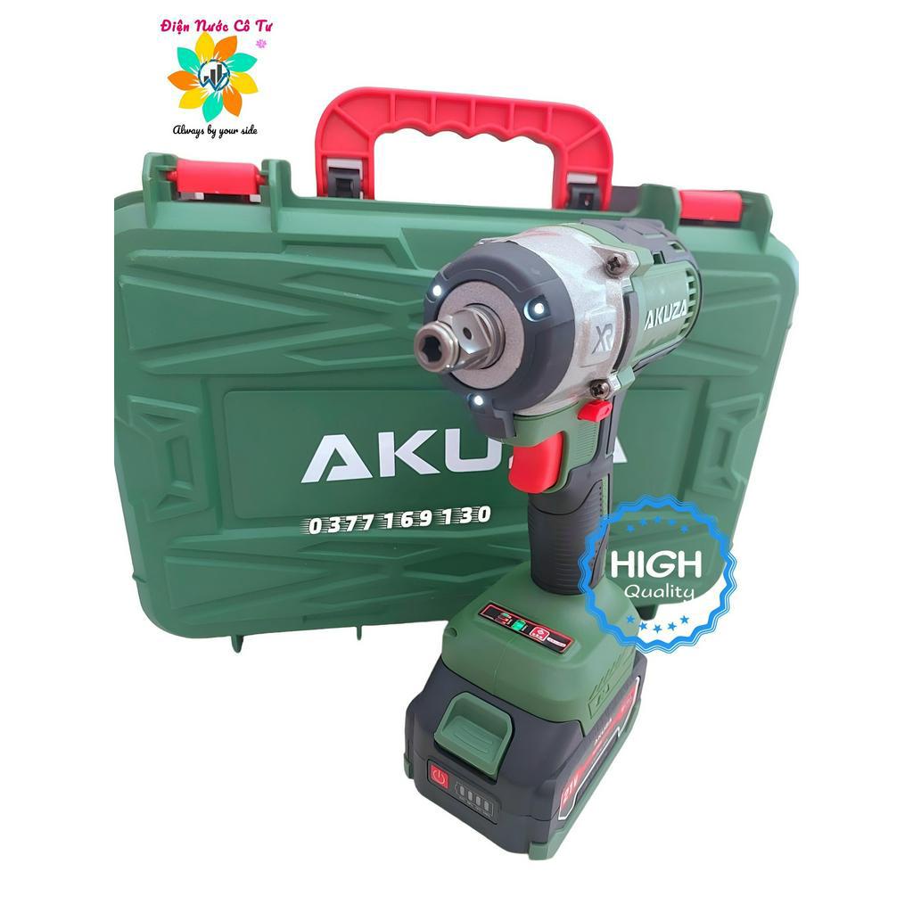 Máy Siết BULONG cao cấp AKUZA B350 21V, ĐỘNG CƠ KHÔNG CHỔI THAN - SIẾT BULONG, KHOAN, VẶN VÍT - BH 12 tháng