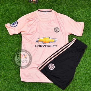 Bộ quần áo bóng đá CLB MU hồng 2018-19