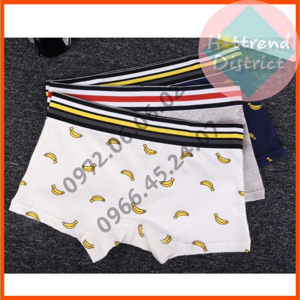 Quần boxer nữ/ tomboy hoạ tiết chuối, quần sịp, quần lót đùi