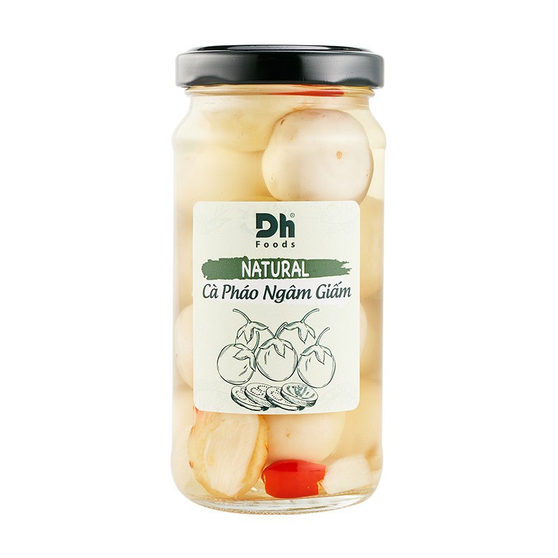 NATURAL CÀ PHÁO NGÂM GIẤM - 220gr