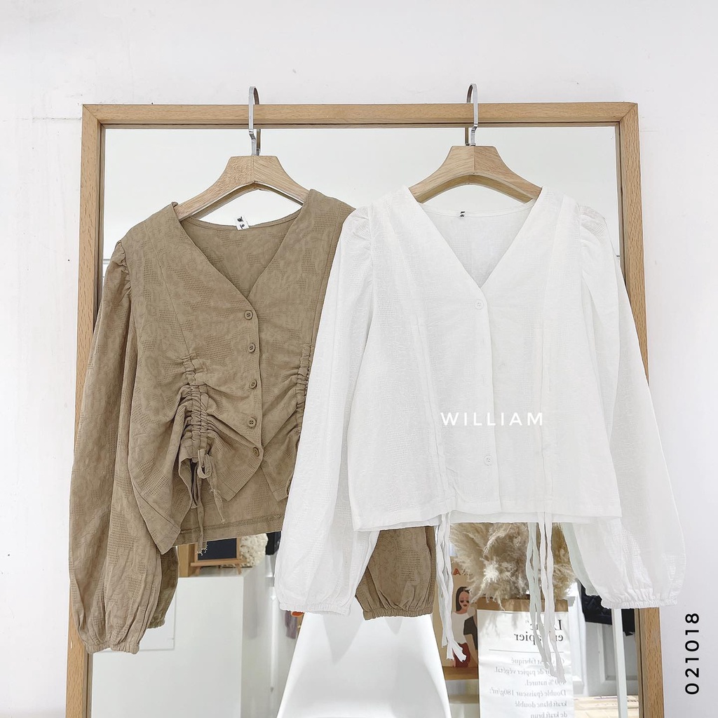 Áo SM rút dây cổ tim 2606 (021018)