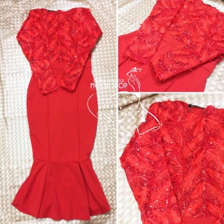 Đầm body ren