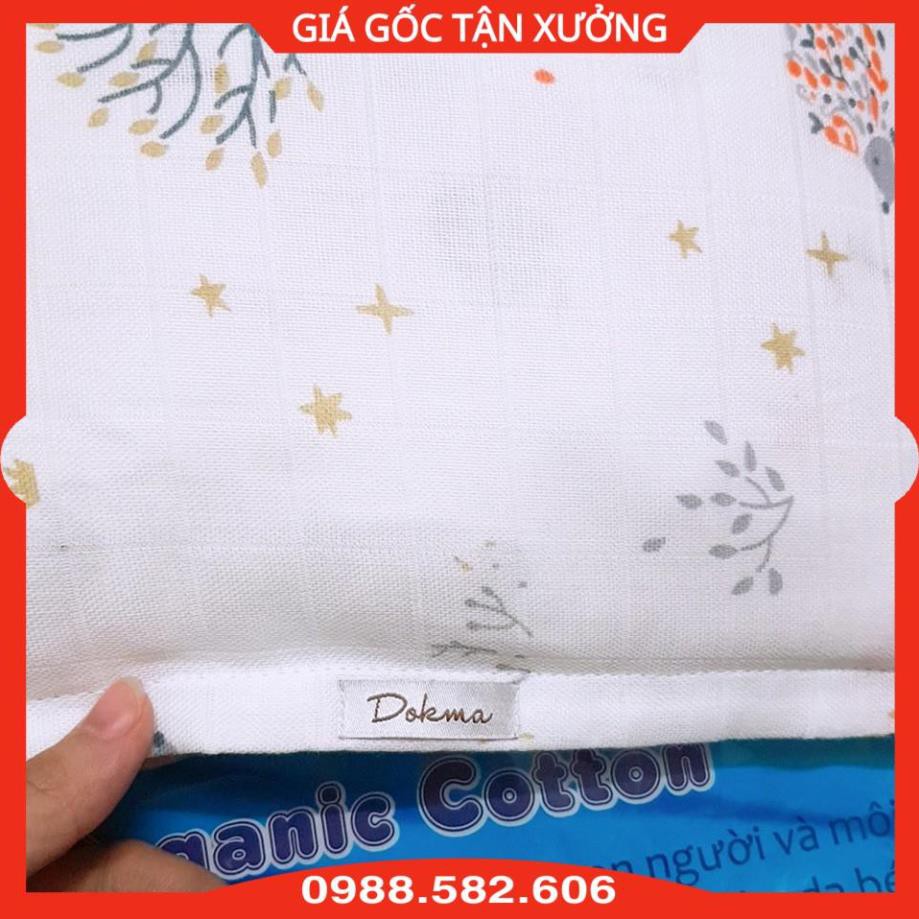 Gối Xô Sơ Sinh Dokma Cho Bé, Ruột Bằng Bông Tự Nhiên - Kích Thước 26x36cm - Loại 1 - 8936090721629