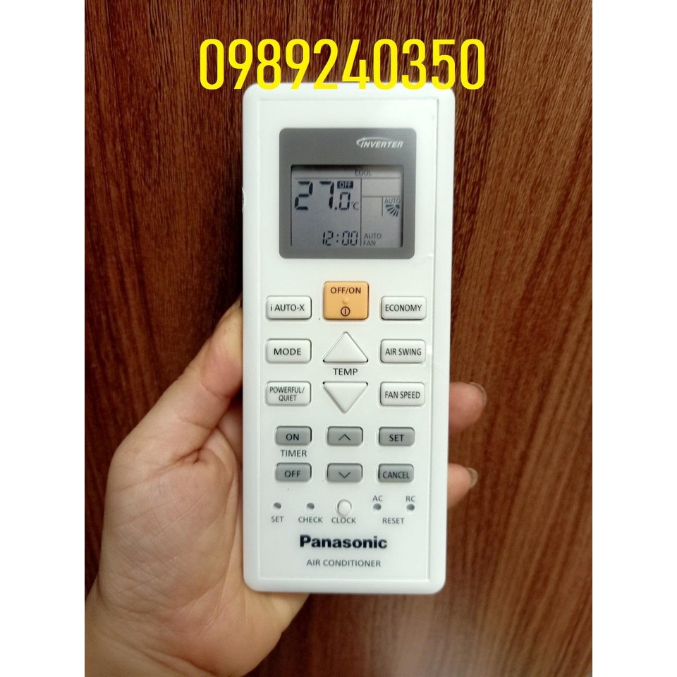 Điều khiển điều hòa máy lạnh PANASONIC INVERTER Chính Hãng