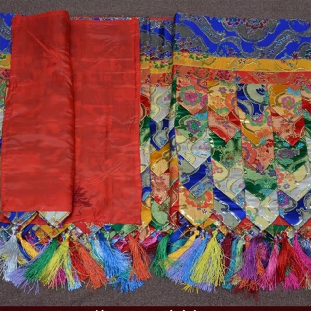 Rèm 5 tầng thêu gấm Nepal