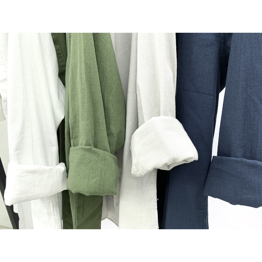 Áo sơ mi nam dài tay cao cấp chất đũi DICYDE BH.D.Z.24