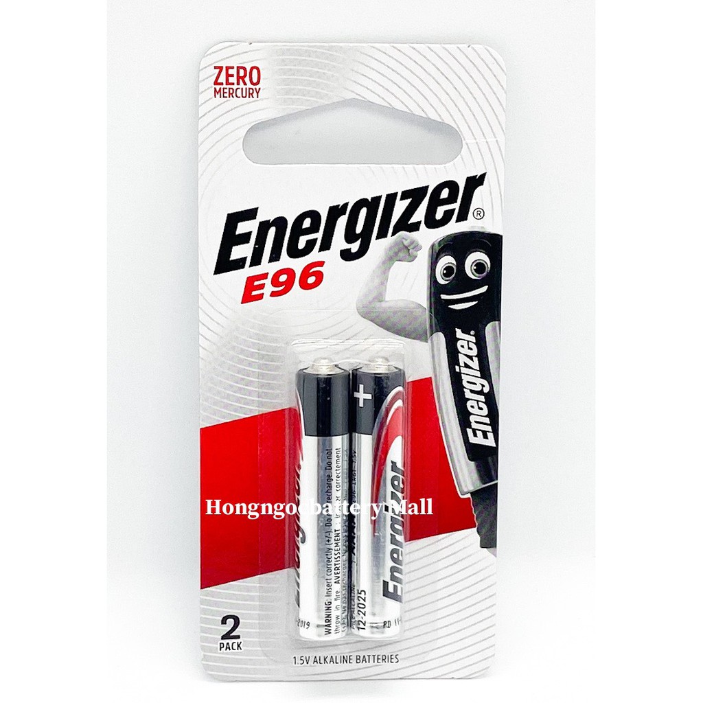 Vỉ 2 Viên Pin AAAA ( Pin 4A ) E96 ENERGIZER 1,5V - Hàng Chính Hãng