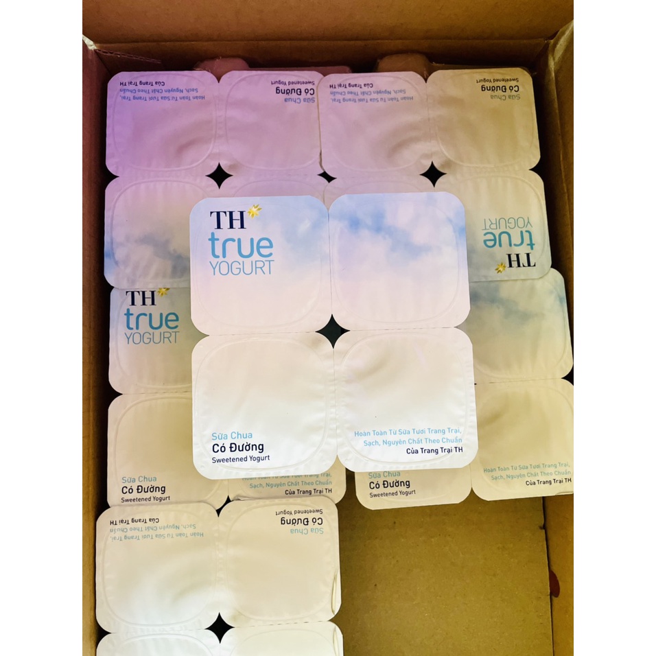 Sữa Chua Ăn TH True Milk - Vỉ 4 Hộp X 100g