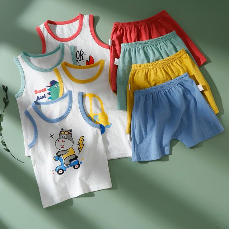 Set Áo Thun Tay Ngắn &amp; Quần Short Cho Bé