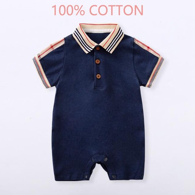 Áo liền quần 100% cotton cho bé trai bé gái