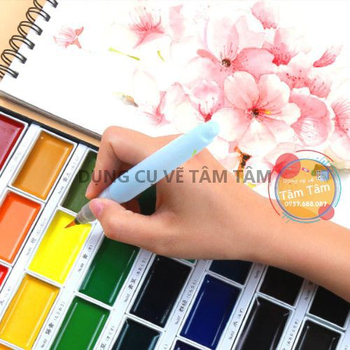 [ TÂM TÂM ]-Màu nước Kuretake Gansai Tambi bộ 36 màu-